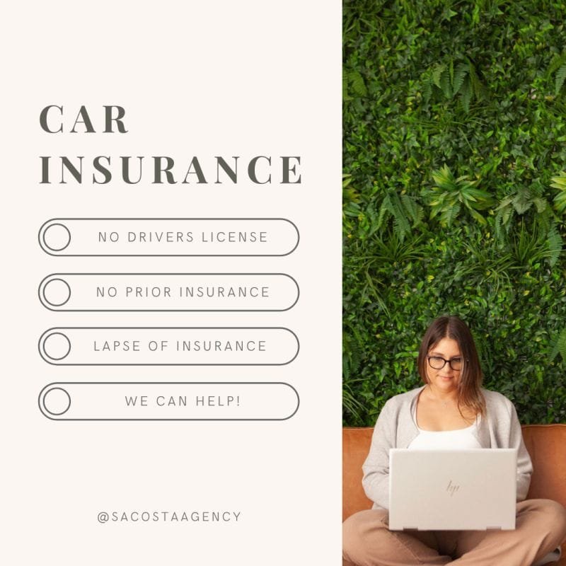 Car Insurance for Drivers With No Prior Insurance
