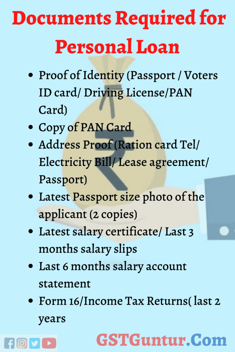 What Documents are Needed for a Personal Loan?